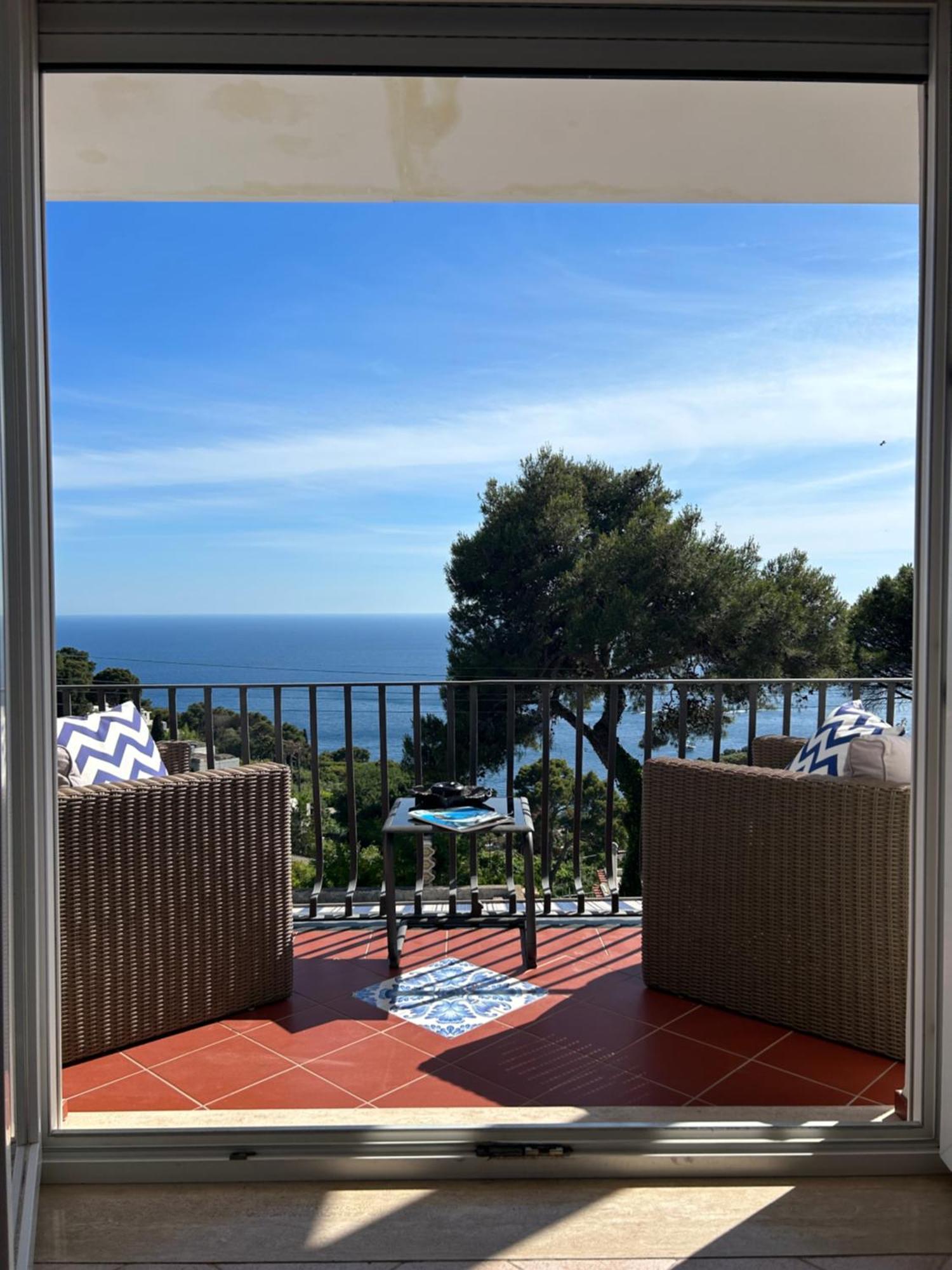 Marvelous Sea View Villa Капри Экстерьер фото